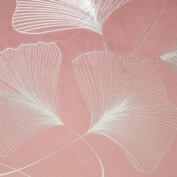 Sametový dekorační polštář 45x45 cm Ginkgo Mauve – Casa Selección-image-1