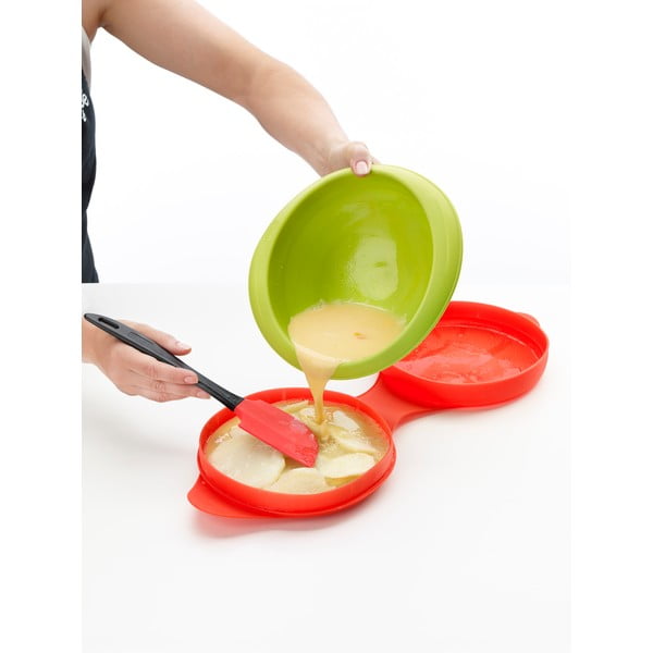 Červená silikonová forma na omeletu Lékué Spanish-image-2