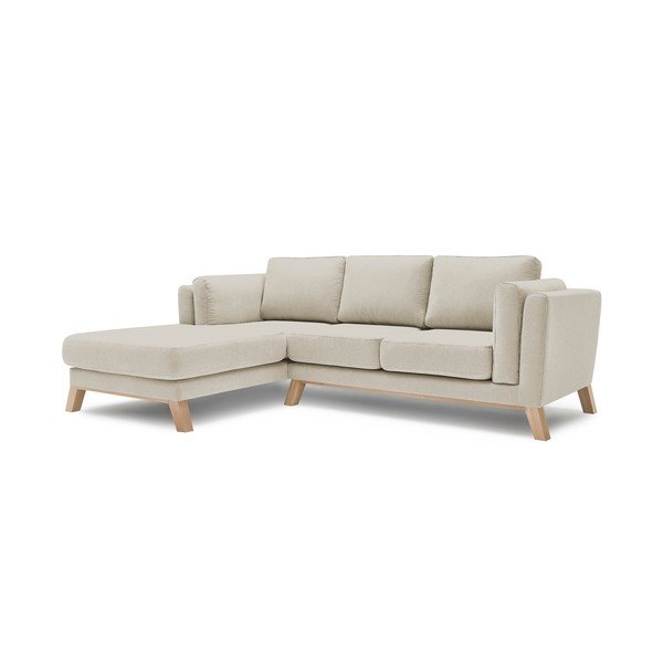 Béžová rohová pohovka Bobochic Paris Seattle, levý roh-image-3