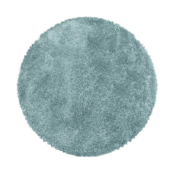 Modrý kulatý koberec ø 160 cm Fluffy – Ayyildiz Carpets