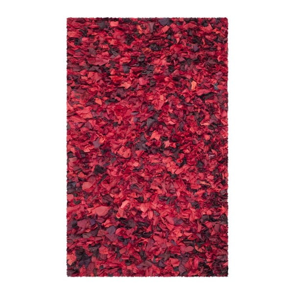 Koberec Safavieh Penelope Shag, 121x182 cm, červený