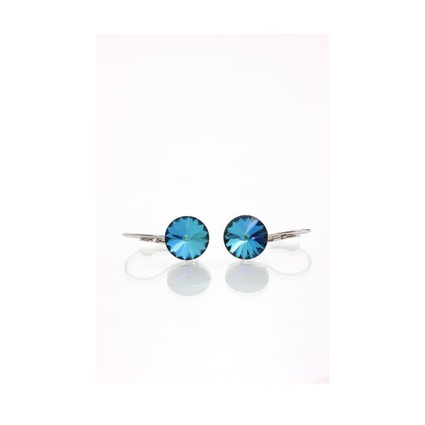 Modré náušnices krystaly Swarovski® Yasmine Longie