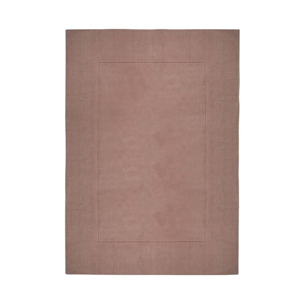 Růžový vlněný koberec Flair Rugs Siena, 80 x 150 cm
