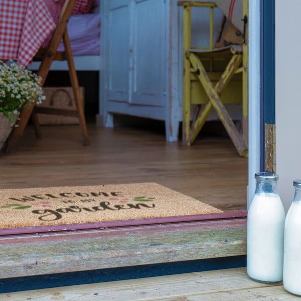 Rohožka z kokosového vlákna 60x90 cm Welcome to My Garden – Artsy Doormats-image-4