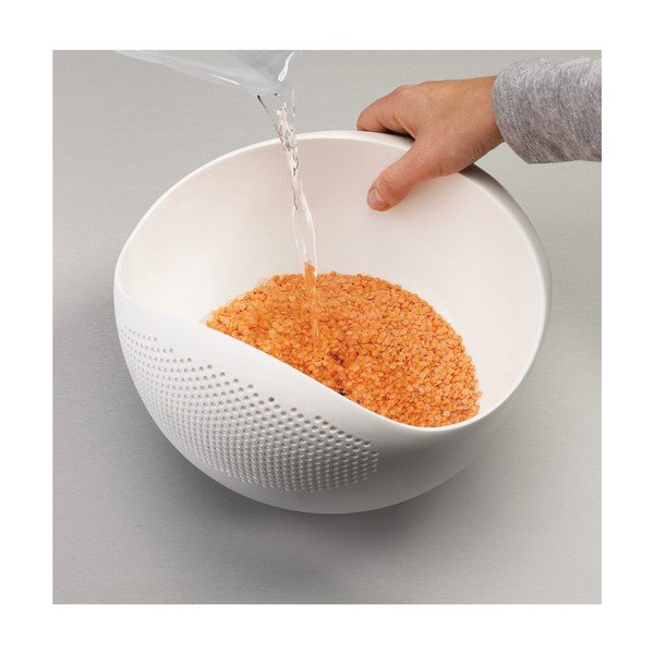 Bílá mísa s cedníkem Joseph Joseph Prep&Serve, délka 29 cm-image-1