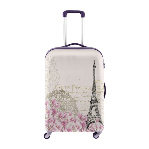 Obal na kufr s motivem romantické Paříže Oyo Concept, 56 x 38 cm