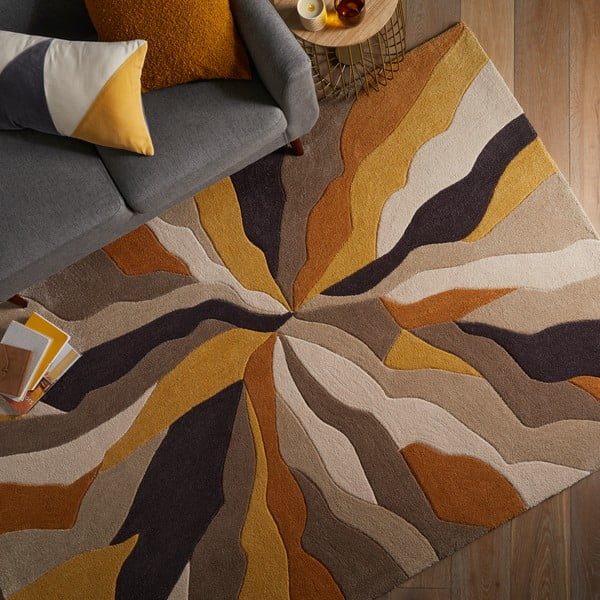Žlutý koberec 150x80 cm Zest Infinite - Flair Rugs-image-1