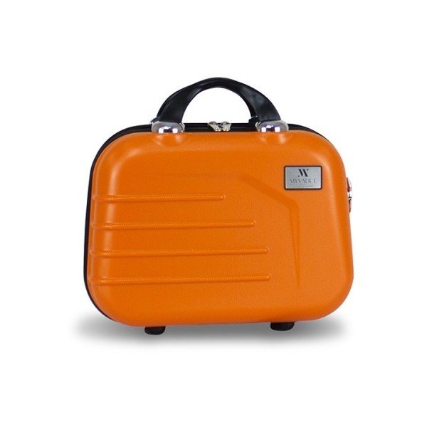 Oranžový dámský příruční cestovní kufřík My Valice PREMIUM Make Up & Hand Suitcase