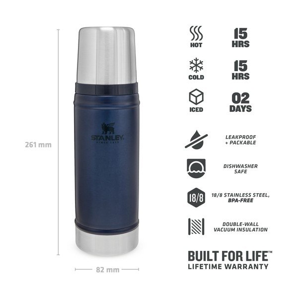Modrá termoska s hrníčkem  470 ml – Stanley-image-3