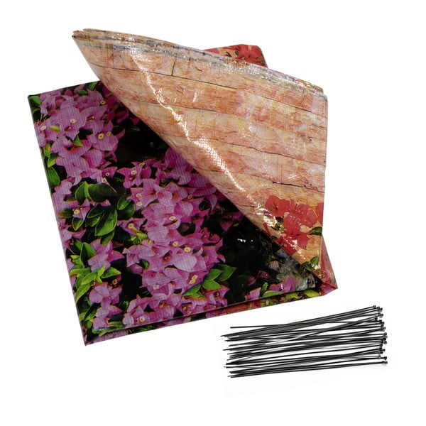 Plastová balkonová zástěna 500x85 cm Flowers – Maximex-image-3