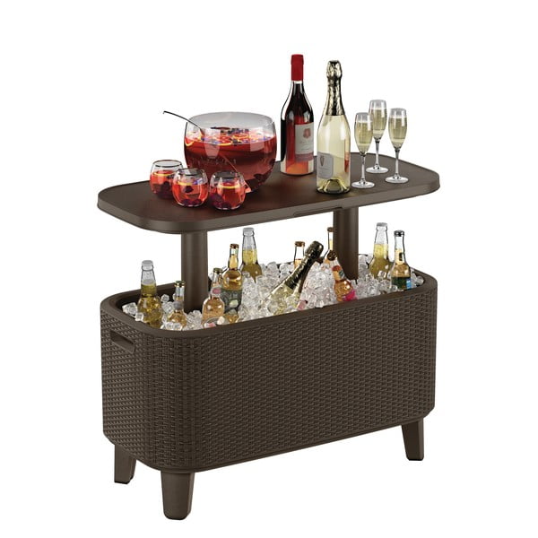 Zahradní stolek se zásobníkem na led 83.5x40.5 cm Bevy – Keter-image-2