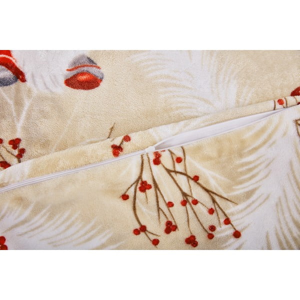 Světle hnědé povlečení na jednolůžko z mikroplyše 140x200 cm Goblin – My House-image-2