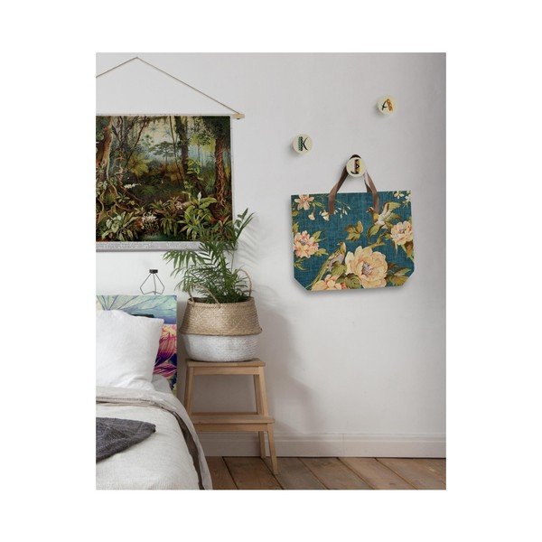 Plátěná taška s uchem z imitace kůže Surdic Paradise-image-1
