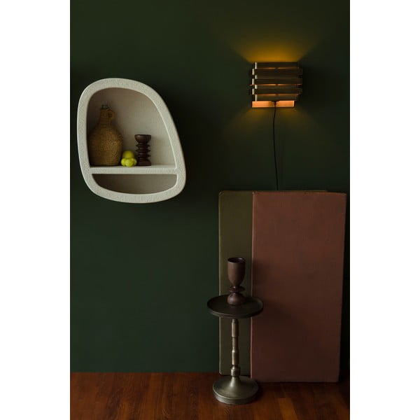 Krémová patrová police 23 cm Veda – Dutchbone-image-1