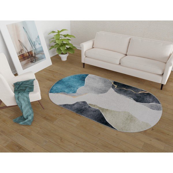 Pratelný koberec 60x100 cm Oval – Vitaus-image-1