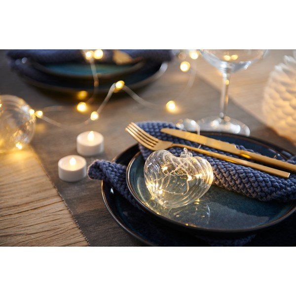 Světelná dekorace na baterky ø 8 cm Wave Heart – Sirius-image-1