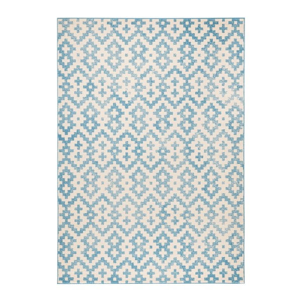 Modrobílý koberec Hanse Home Kramla, 70 x 140 cm