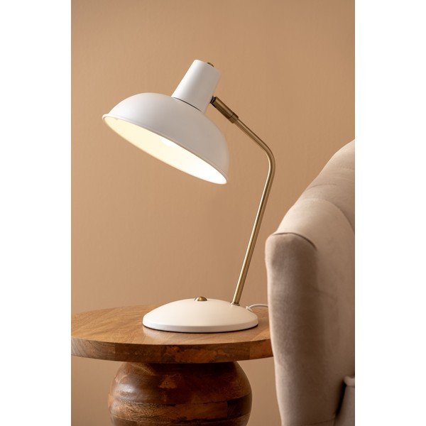 Bílá stolní lampa Leitmotiv Hood-image-1