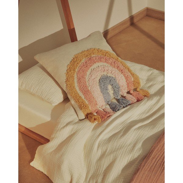 Bavlněný dětský povlak na polštář 45x45 cm Tadea – Kave Home-image-1