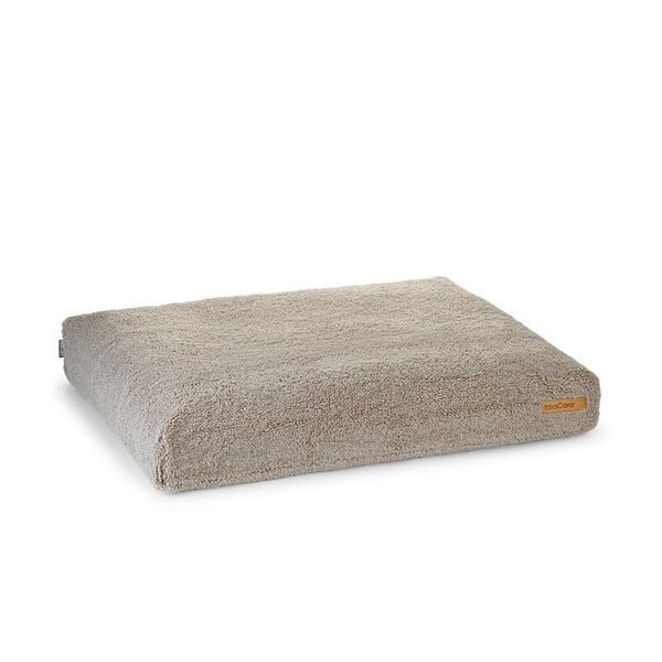 Béžová matrace pro psa z materiálu bouclé 120x90 cm Senso Greige L – MiaCara