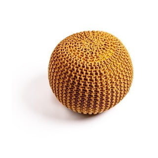 Hořčicově žlutý sedací puf Bonami Essentials Jagger