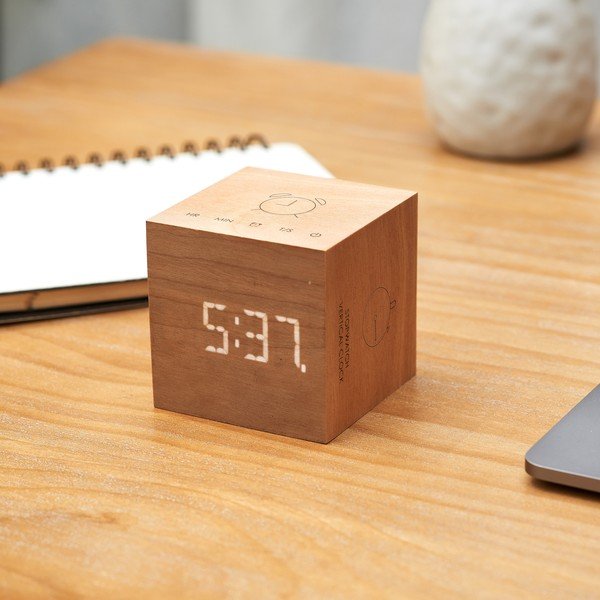 Digitální budík Cube Plus – Gingko-image-1