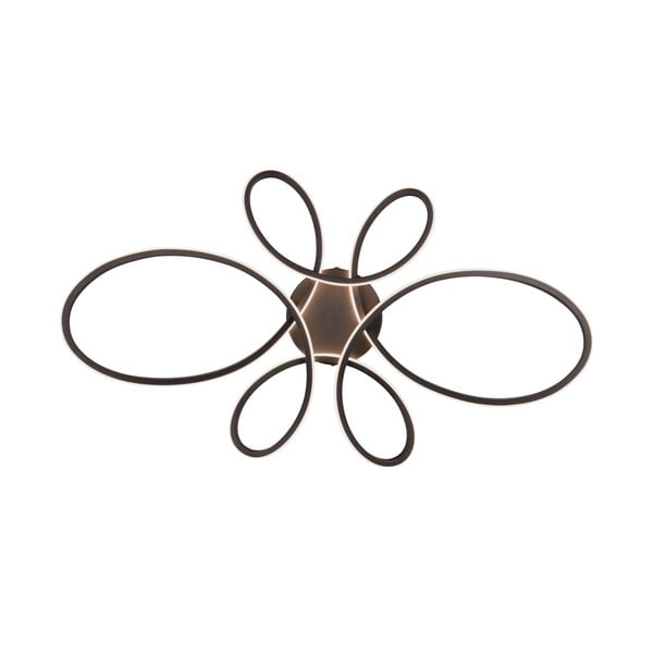 Černé LED stropní svítidlo 45.5x83 cm Fly – Trio-image-2