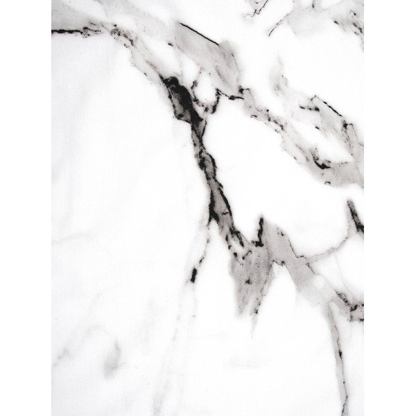 Bílo-šedé povlečení na jednolůžko z bavlněného perkálu Westwing Collection Malin, 135 x 200 cm-image-1