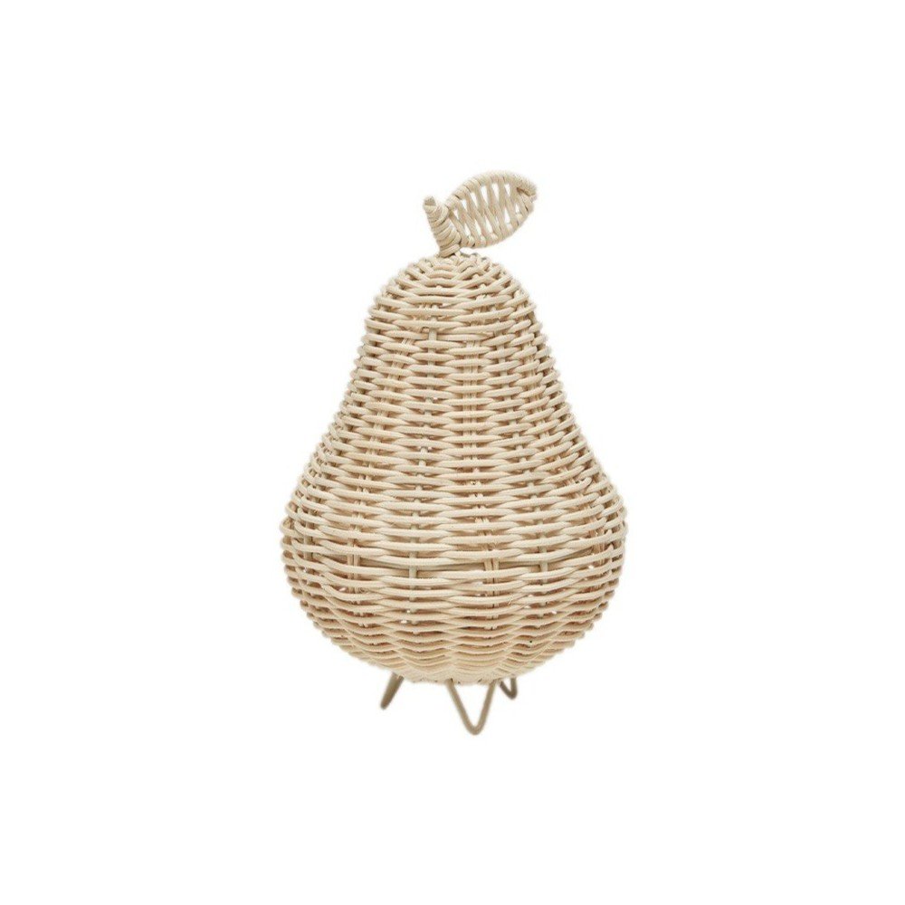 Dětské noční světlo v přírodní barvě ø 12 cm Pear – OYOY Mini