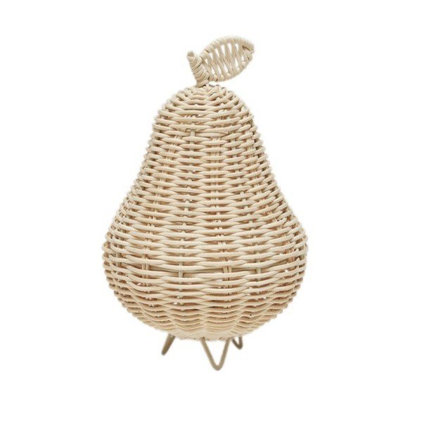 Dětské noční světlo v přírodní barvě ø 12 cm Pear – OYOY Mini