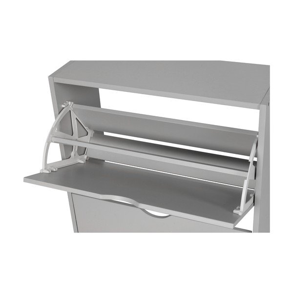 Šedý výklopný botník 50x82x24 cm Stelo – Bonami Essentials-image-4