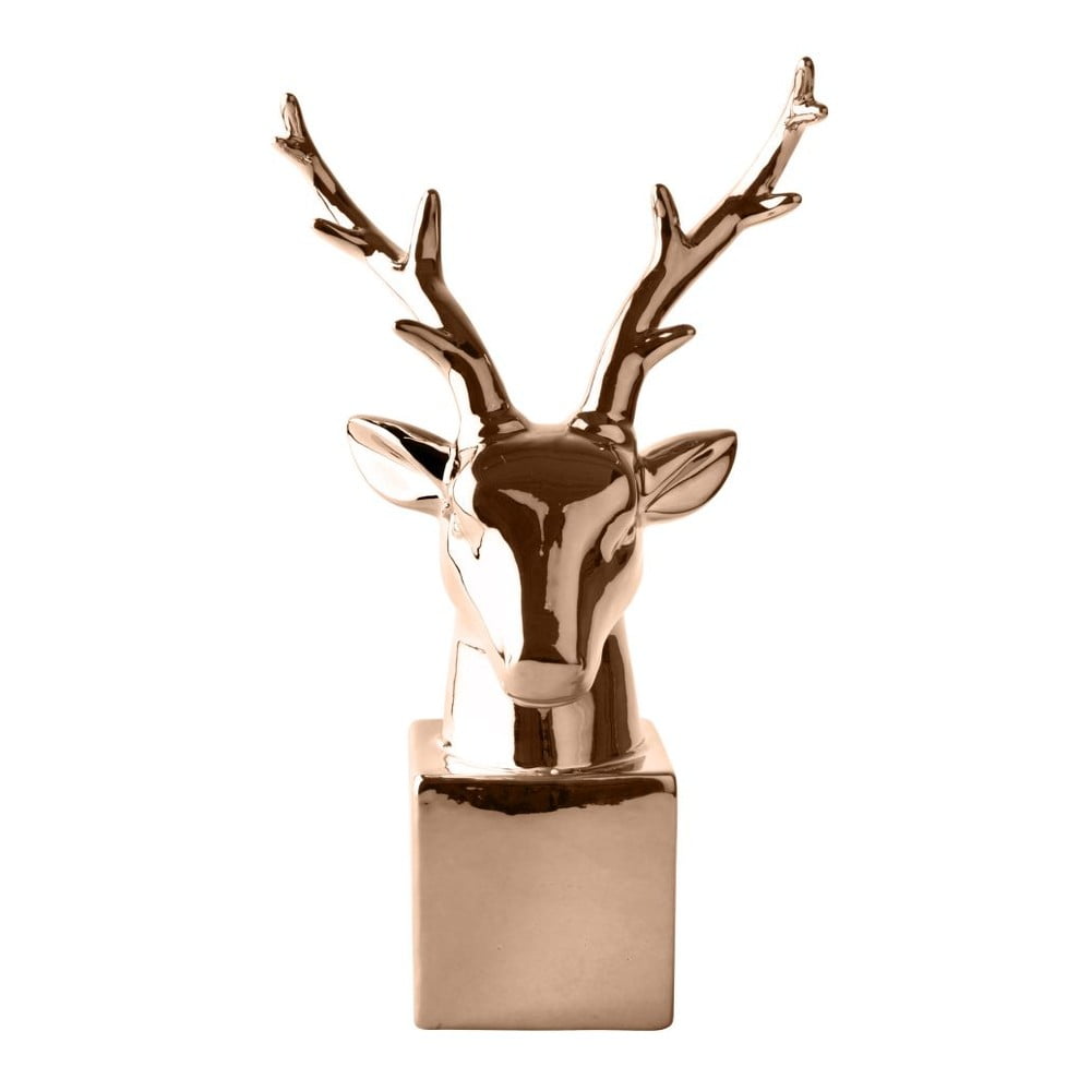 Dekorativní soška Copper Reindeer