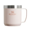 Světle růžový termo hrnek z nerezové oceli 350 ml Stay-Hot Camp Mug Rose Quartz – Stanley