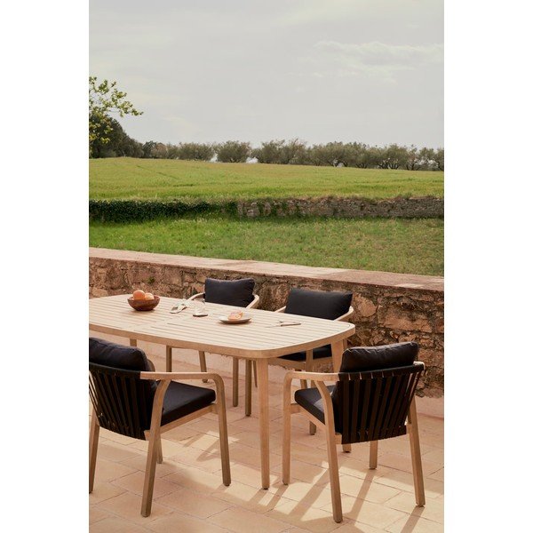 Zahradní jídelní stůl 100x225 cm Maset – Kave Home-image-1