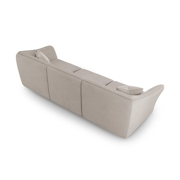 Béžová pohovka z textilie bouclé 292 cm Tokyo – Cosmopolitan Design-image-2