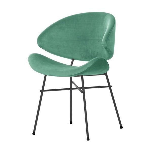 Mintově zelená židle s černými nohami Iker Cheri