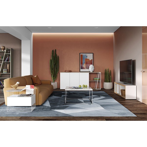 Mramorový konferenční stolek 75x75 cm Gleam - TemaHome-image-1