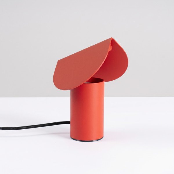 Červená hliníková LED stolní lampa (výška 15 cm) BISCUIT – Thoro-image-3