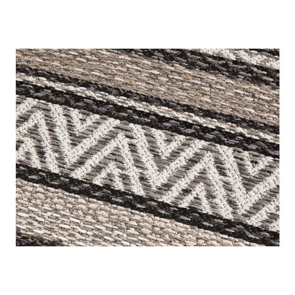 Černo-hnědý koberec vhodný i na ven Elle Decoration Bloom Rodez, 80 x 150 cm-image-3