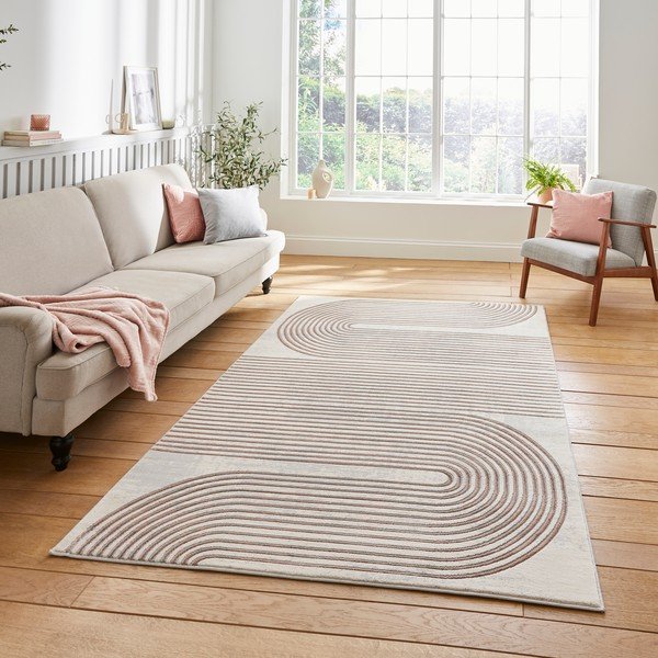 Růžovo-světle šedý koberec 160x220 cm Apollo – Think Rugs-image-1