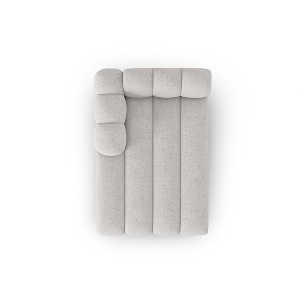 Světle šedá lenoška (levý roh) Lupine – Micadoni Home-image-3