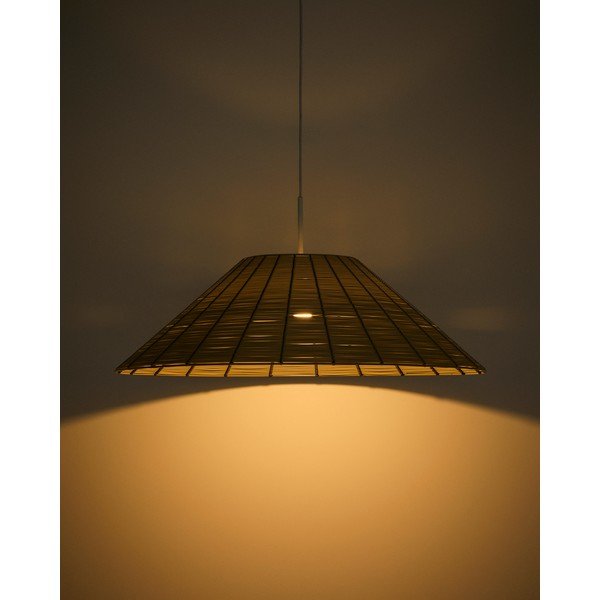 Béžové stínidlo z umělého ratanu ø 70 cm Saranella – Kave Home-image-2