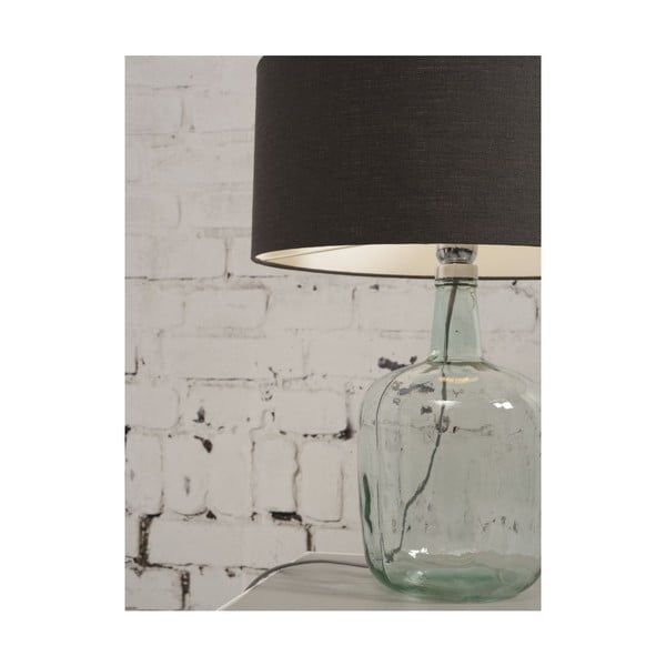 Stolní lampa s béžovým stínidlem a konstrukcí z recyklovaného skla Good&Mojo Murano, ⌀ 30 cm-image-4
