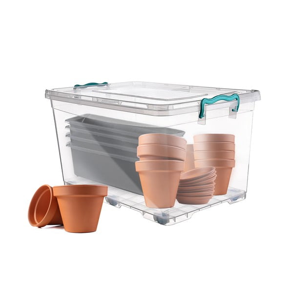 Plastový úložný box s víkem Multi – Orion-image-1