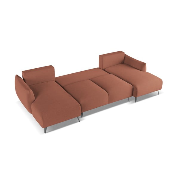 Růžová rohová pohovka Malie – Makamii-image-4