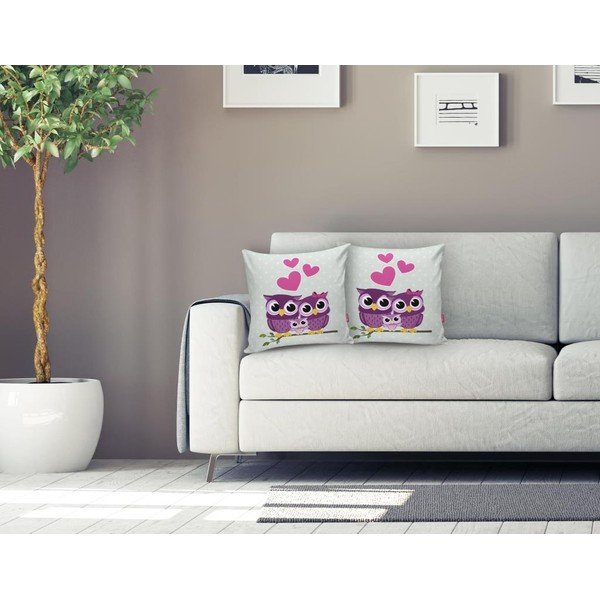Dětský povlak na polštář 43x43 cm Owls – Mila Home-image-1