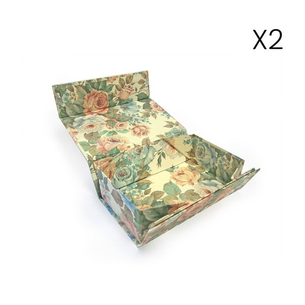 Dárkové krabice v sadě 2 ks 12x20 cm Lady Rose – Kartos-image-1