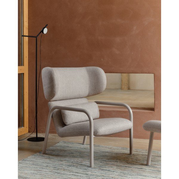 Béžové křeslo Inari – Kave Home-image-1