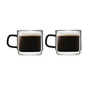 Skleněné hrnky na espresso v sadě 2 ks 80 ml Carbon – Vialli Design