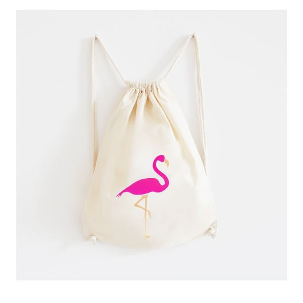 Plátěný batoh Mosaik Flamingo